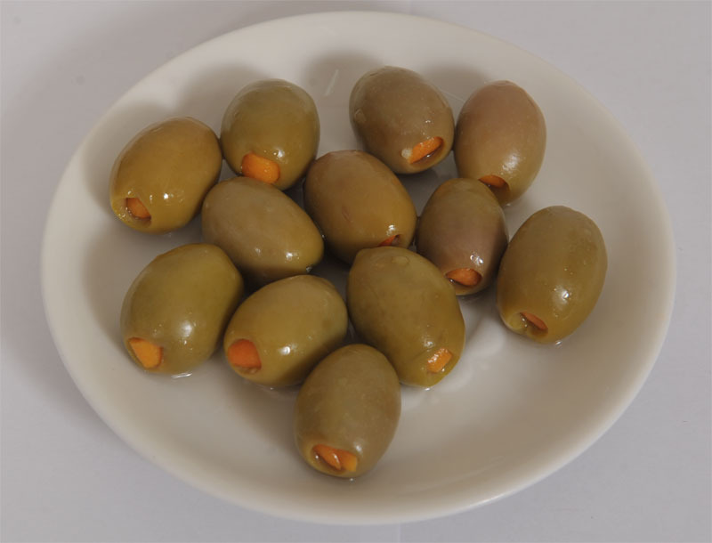 Oranges Olives vertes de Chalkidiki