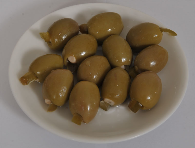 Ail / Jalapeno Olives vertes de Chalkidiki