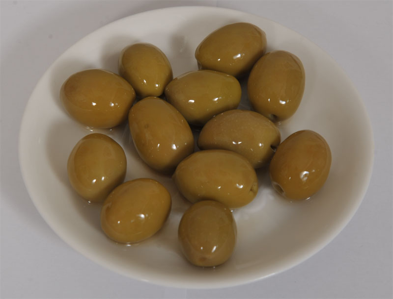 Entière Olives vertes de Chalkidiki